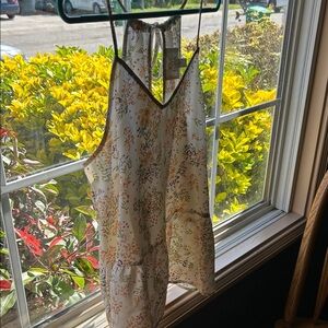 Olive & Oak Floral Print Sleeveless Top